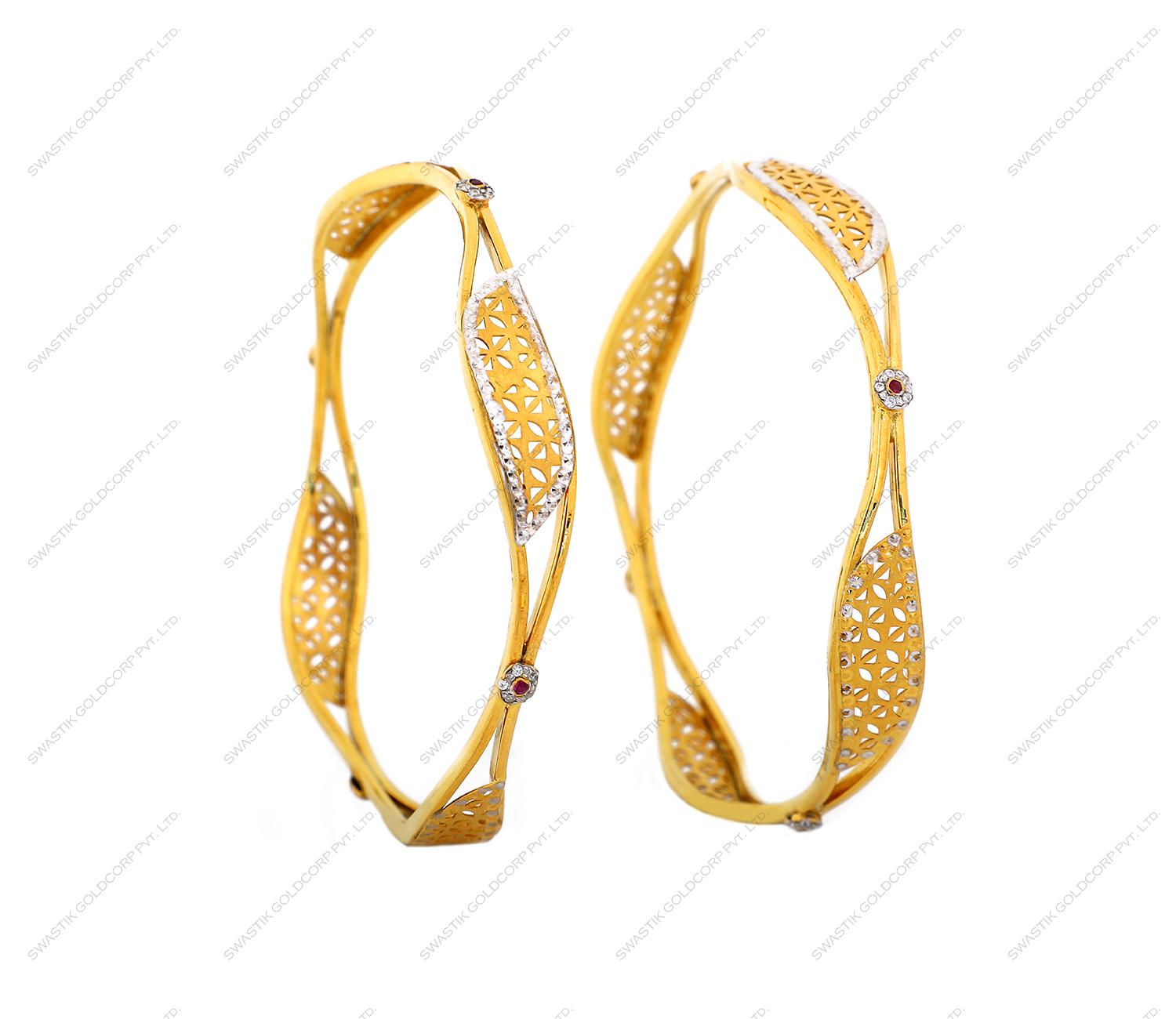 Swastik Goldcorp IB-1147 22k Italian Bangle Gold Bangle For Women and Girls